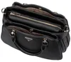 Elegante schwarze Fedora-Damentasche mit abnehmbarem Produktbild-Vorschau 30
