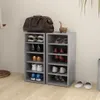 vidaXL Skříně na boty 2 ks. Betonově šedé 31,5x35x70 cm Náhled obrázku produktu 3