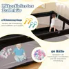 COSTWAY 150 x 150 cm Laufstall Baby faltbar, Laufgitter mit Produktbild-Vorschau 8