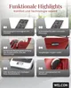 WELCON Massagesessel EASYRELAXX rot / weinrot / bordeaux - Produktbild-Vorschau 2