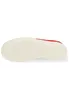 The image shows the sole of a red and white slipper. Náhľad obrázku produktu