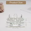 Lotusblume Teelichthalter Kristall, Lotus Teelichtgl?ser, Produktbild-Vorschau 2