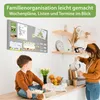 banjado Magnettafel silber 78x37cm groß Magnetwand aus Produktbild-Vorschau 2
