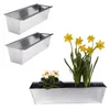 BigDean 2er Set Zink Paletten Blumenkästen - Einsatz 38cm Produktbild-Vorschau 7