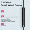 Diagram showing the controls of wired headphones. Voir les images du produit