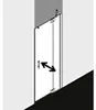 Kermi FX1TL13020VAK Pendeltür Filia XP 1TL 1300x Produktbild-Vorschau 2