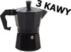 Espressokocher für 3 Tassen Espresso Mokka Kaffee Schwarz Produktbild-Vorschau 14