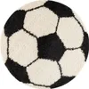 Detská podložka s motívom futbalu, čierna, 120 x 120 cm, Náhľad obrázku produktu 1