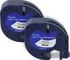 vhbw 2x Schriftband-Kassette Plastik Ersatz für Dymo 91201, Produktbild-Vorschau 1