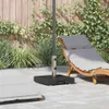vidaXL Sonnenschirmständer Schwarz 41 x 41 x 37 cm Granit Produktbild-Vorschau 2