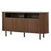 Merax Sideboard mit 3 Wellentüren und Massivholzbeine, Produktbild-Vorschau 11