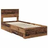 Bettrahmen mit Kopfteil Altholz 90 x 200 cm Holzwerkstoff Produktbild-Vorschau 4