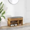 vidaXL Ławka na buty dąb rzemieślniczy 82x32x45,5 cm Podgląd zdjęcia produktu 7