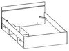 Kompaktbett Doppelbett Bettgestell Bett Bettrahmen Produktbild-Vorschau 3