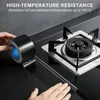 Nastro in alluminio nero EXLECO, 100 mm x 50 m, spessore Anteprima dell’immagine prodotto 5