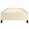 Design Möbel Bettgestell Creme 90x200 cm Kunstleder - 2024 Produktbild-Vorschau 4
