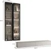 Wohnwand kaschmir Serie 3 mit TV Lowboard 200cm und 2 Produktbild-Vorschau 6