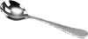 A single silver spoon with a hammered texture on its handle, presented on a white background. Produktbild-Vorschau