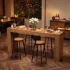Bartoog, 180 cm lang. Bartoog van massief hout, Productafbeelding-voorbeeld 2