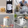 Floral Buchstabe F Kaffeebecher zum Ausmalen für Produktbild-Vorschau 5