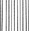 A close-up view of multiple black string curtains hanging vertically against a white background. Produktbild-Vorschau