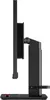 Side view of a black computer monitor on a stand. Produktbild-Vorschau