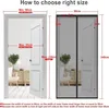 Fly Screen Door Magnetická záclona Insect Screen Balkonové Náhled obrázku produktu 2