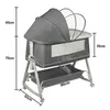 Beistellbett Baby,3 in 1 Reisebett Babybett,6 Fach Produktbild-Vorschau 6