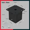 KOTARBAU® 2 pz Fissaggio Pali Legno Supporto Per Pali In Anteprima dell’immagine prodotto 3