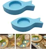 Oblique Unique Fisch Teelichthalter 2er Set Kerzenhalter Produktbild-Vorschau 1