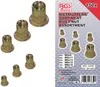 A collection of rivet nuts displayed on a white and light gray background, with product information and branding on the right side. Anteprima dell’immagine prodotto