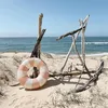 Petites Pommes Schwimmring ANNA Peach Daisy | Ø 60cm Produktbild-Vorschau 3