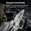 Tragbare Outdoor-Klappzange, 9 Funktionen, Edelstahl Zangen Produktbild-Vorschau 2