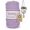 Makramee Garn 3mm Cordy Mini, 250g Baumwollkordel, weich & Produktbild-Vorschau 1
