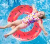 Schwimmring 90cm – Donut Schwimmreifen rosa groß für Pool & Produktbild-Vorschau 2