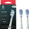 The image shows the packaging and two Oclean Ultra Clean brush heads on a white and black background. Anteprima dell’immagine prodotto