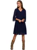Stylove Minikleid für Frauen Larad S236 dunkelblau XXL Produktbild-Vorschau 3