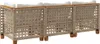vidaXL Canapé de jardin 3 places avec coussins Beige Poly Voir les images du produit 6