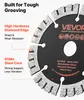 VEVOR 5 stuks diamantschijven, 125 mm, diamantschijven met Productafbeelding-voorbeeld 4