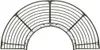 vidaXL Panchina a forma di albero semicircolare 160 cm in Anteprima dell’immagine prodotto 2