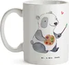 Mr. & Mrs. Panda Tasse Restaurator Herz - Weiß - Geschenk, Produktbild-Vorschau 3