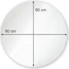 A round mirror with measurement lines indicating its diameter. Náhled obrázku produktu