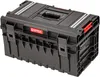A black toolbox with red accents and silver stripes on a white background. Náhled obrázku produktu