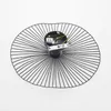 Lindby Deckenleuchte Ruota, schwarz, Metall, Ø 40 cm, E27 Produktbild-Vorschau 7