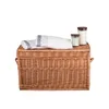Wäscheschrank Truhe für Wäsche in Naturfarbe 70x43 H44 cm Produktbild-Vorschau 2