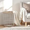 Košík kovový bílý - Ø 39 cm - Dekorativní konferenční Náhled obrázku produktu 6