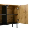 Merax dressoir met 3 deuren met push-open sluiting en een Productafbeelding-voorbeeld 11