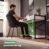 Biurko industrialne komputerowe Białe ELONIS 123 cm 2 Podgląd zdjęcia produktu 7