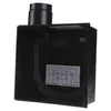A black box fan unit with a black exhaust pipe sticking out of the top, shown from a slightly angled perspective. Náhled obrázku produktu