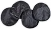 Four black, circular covers arranged on a white background. Anteprima dell’immagine prodotto